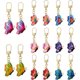 thumbnail image 1 of 16 piezas de 8 colores con tirador de cremallera, aleación de esmalte a granel, cremalleras de metal de repuesto, adornos de mariposa, tirador de cremallera extendido, 1 of 5