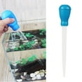 thumbnail image 1 of Flmtop Multifunctional Home Fish Tank Mini Water Changer Gravel Cleaning Dropper Feeder Blue, 1 of 6