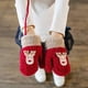 thumbnail image 5 of Guantes rojos de 1 a 5 años, guantes de esquí y snowboard para niños, forro de terciopelo tejido con dibujos animados, cálido dedo completo, cuello halter cálido, 5 of 5