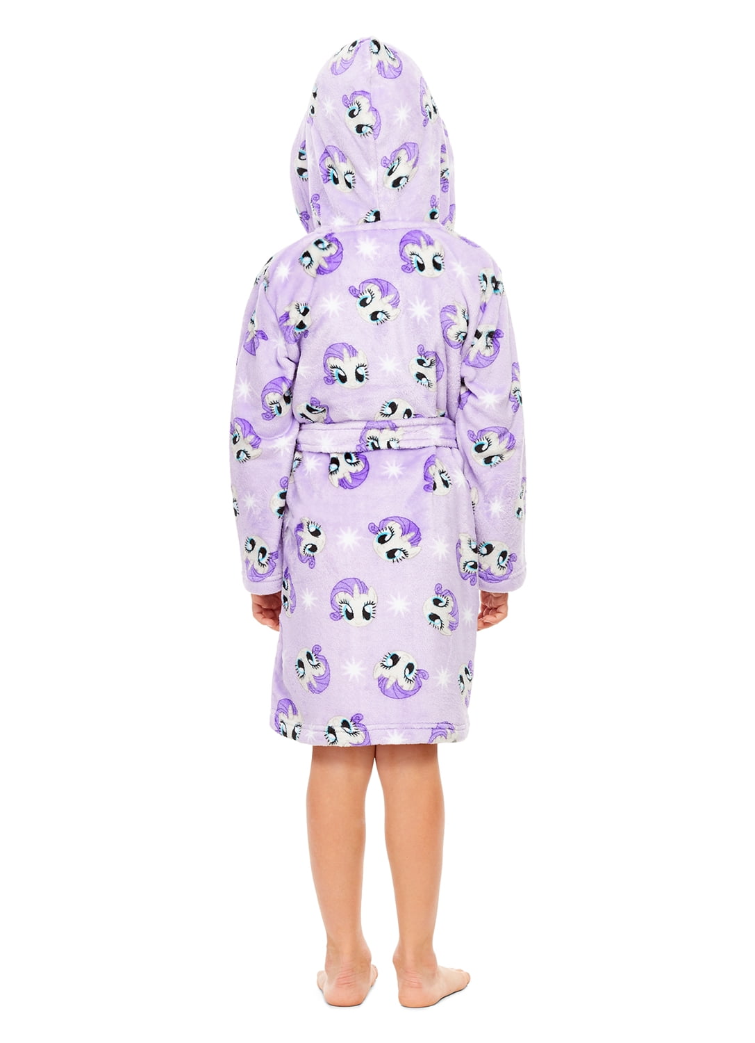 My Little Pony Girls Sleep Robe Soft & Comfy Fleece Hooded Bathrobe