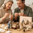 thumbnail image 3 of Christmas DIY Nativity Scene Sets for Crafts, Sewing Kit Quilted Fabric Christmas Decorations Indoor, Christmas Gifts, 3 of 6