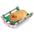 thumbnail image 1 of Hamster Bed Rocking Wood: Detachable Small Animal Bed Guinea Pig Bed for Cage, 1 of 4