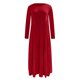thumbnail image 5 of Vestidos Para Mujer Vestidos de Otoño Color Sólido Suelto Manga Larga Vestido Largo Cuello Redondo Asimétrico Swing Laye Playa Vestido Largo Odeerbi ODB132456, 5 of 6