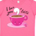 thumbnail image 4 of Inktastic I Love You a Latte Cute Valentine Coffee Pun Boys or Girls Toddler T-Shirt, 4 of 5
