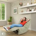 thumbnail image 2 of Sofa Individual Reclinabe Moderno Comodo Sillon con Mecedora Reposet Decorativo para Sala Dormitorio Recamara Gris Gaon, 2 of 10