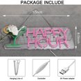 thumbnail image 2 of Cocktails Happy Hour Neon Sign For Wall Dcor With Dimmable Switch Led Neon Signs Bedroom Beer Bar Neon Light Sign Hotel Party Club Office Art Lights., 2 of 4