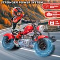thumbnail image 4 of Acnico 24V Kids Electric Dirt Bike, 250W Motor, 12.5MPH, Disc Brake, LED Headlight, Bluetooth Music, Ride-On Motorcycle for Kids 8+, 176 lbs Max Load, 4 of 7