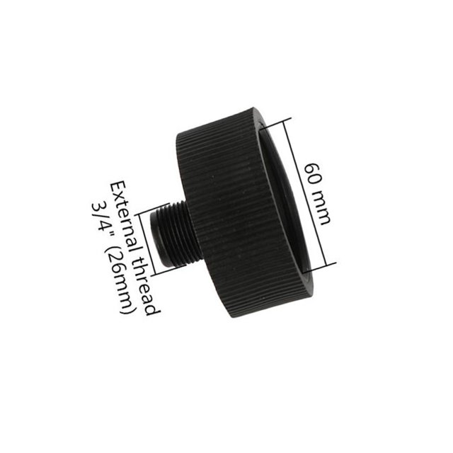 IBC Tank S60 Coarse Thread To 3/4" 1" 1.5" 2" Male Thread IBC Tank Adapter IBC Tank Fitting Replacement Drain Connector Supplies ,Easy to Use