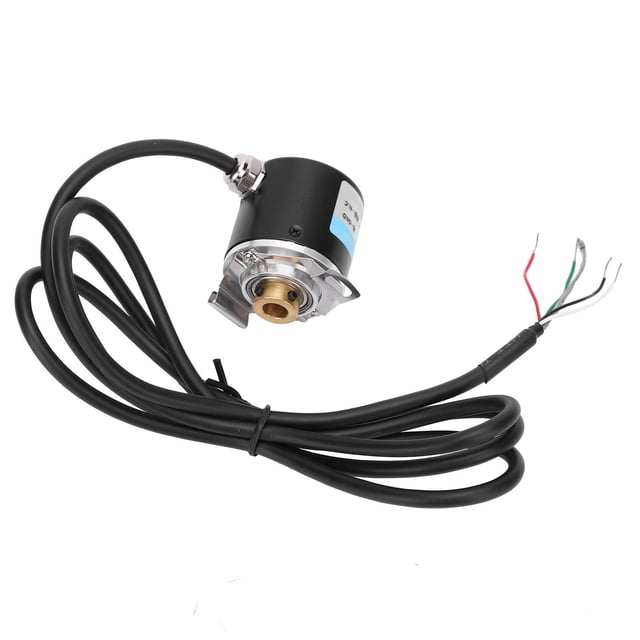 Codificador de eje hueco seguro longitud de cable de 144 mm duradero fuerte antiinterferencias estable peso ligero codificador C38H8G5 para DC5-24V 3000-6000 Rpm ANGGREK Otros