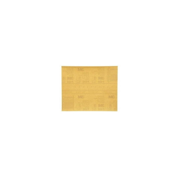 Production Resinite Gold Sheet 02539, 9" x 11", P400A, 50 sheets/sleeve