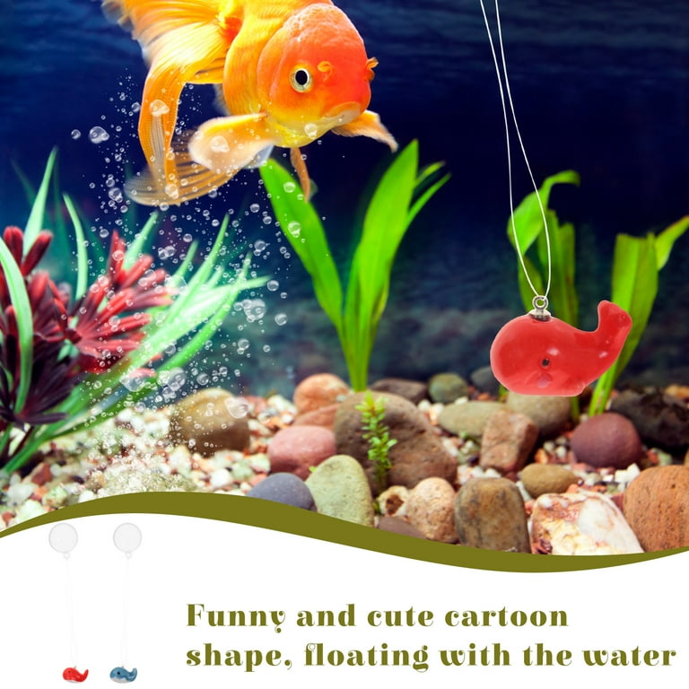 2 Pcs Fish Tank Accessories Floating Pendant Decorations Aquarium Home  Ornament for 