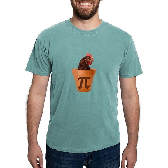 CafePress - Chicken Pot Pi (And I Don't Care) T Shirt - Mens Comfort Colors Shirt