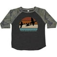 thumbnail image 3 of Inktastic Duck Hunting Retro Sunset Hunter Boys or Girls Toddler T-Shirt, 3 of 5