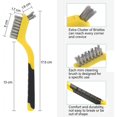 thumbnail image 2 of Basics Set de 3 mini cepillos de acero inoxidable con mango ergonómico TUNC Sencillez, 2 of 5