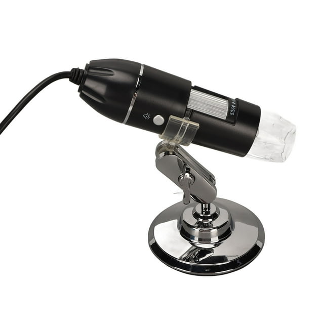 HD Microscopio Digital, Microscopio Digital USB USB Tipo C 1600X Sensor CMOS 8 Luces LED para Pruebas Industriales