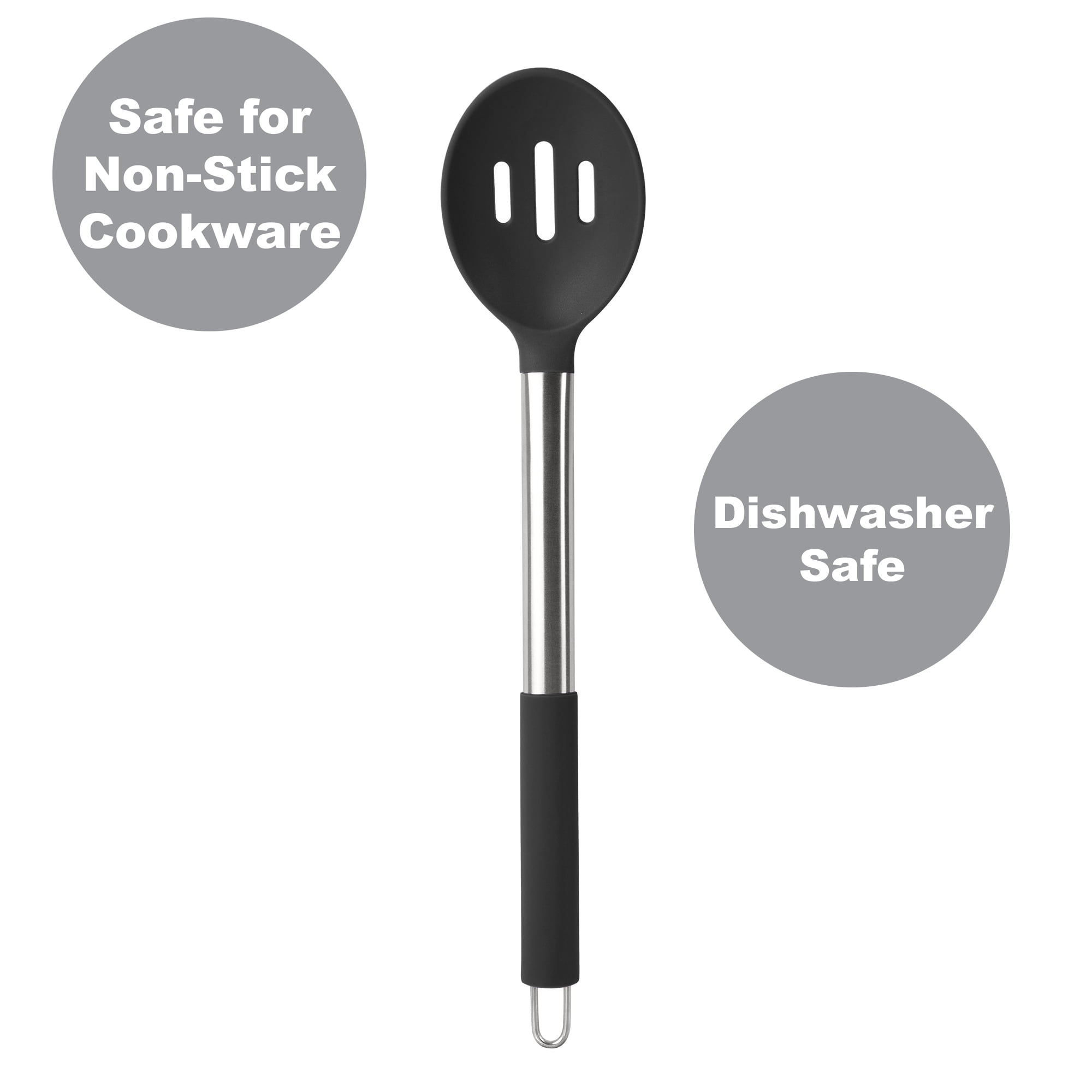 Mainstays 10 Piece Silicone Utensil Set - Black