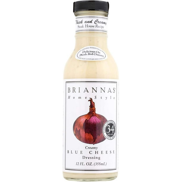 Briannas True Blue Cheese Home Style Dressing, 12 OZ