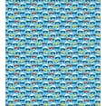 thumbnail image 3 of Cartoon Duvet Cover Set, Puppy in Cars Traffic Jam Surfboard Beach Road, Decorative 3 Piece Bedding Set with 2 Pillow Shams, Calking Size, Sea Blue Earth Yellow, by Ambesonne, 3 of 3