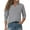 AD04-Light Gray, variant on Inglocry Long Sleeve Girls' Tops Dressy Casual V Neck Polo Shirts Blouses 2025 Trendy Tunic Top Beige 110