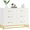 White-6 Drawers, variant on 3 Drawer Dresser for Bedroom,Modern Wood Storage Cabinet Chest for Living Room with Wide Top,White