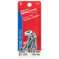 thumbnail image 2 of 4mm-0.7 x 30mm Zinc Plated Class 4.8 Steel Coarse Thread Phillips Pan Head Machine Screws, 2 of 2