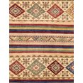 thumbnail image 1 of Ahgly Company Tapis Rectangulaire Abstrait Marron Rouge pour Intérieur, 4 Pieds x 6 Pieds, 1 of 6