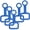 Blue, variant on Rubber Octopus (Octo) Holder, Blue, (5 Pack)