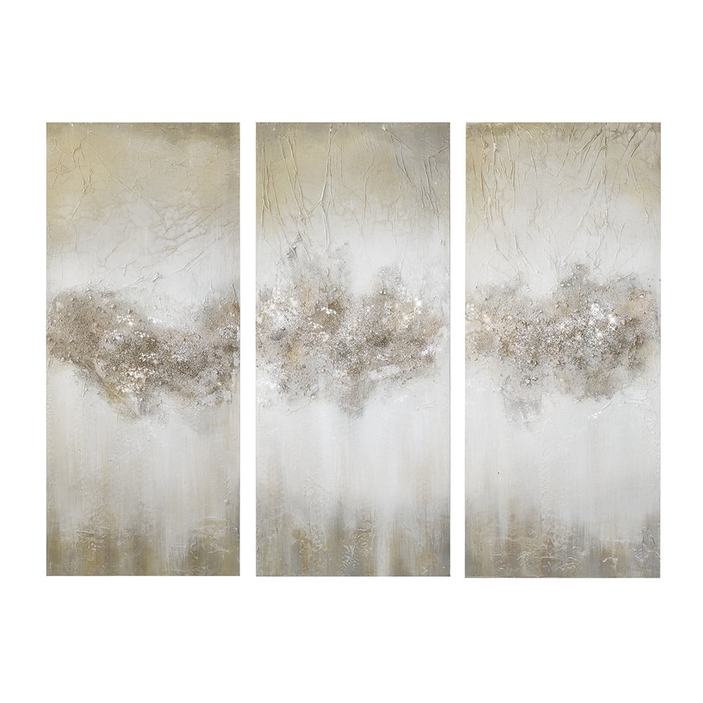 MAYEERTY Heavily Embellished 3-Piece Canvas Wall Art Set