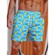 thumbnail image 4 of Pantalones cortos con estampado de pato amarillo hawaiano para hombre, bañadores para hombre, cintura elástica, estampado 3D, degradado, transpirables, ropa de calle corta de poliéster, 4 of 4