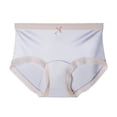 thumbnail image 2 of HVOBTTY Women's Cotton High Waist Briefs Solid Color Underwear Breathable Multi Color Soft Skin Friendly Panties, 2 of 4