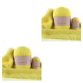 thumbnail image 3 of Monstrate 50g 20g Bufandas Juego de bolas de hilo de tejer Kit de hilo de ganchillo Amarillo limón Limon amarillo 2piezas Monstrate CBP500614, 3 of 5