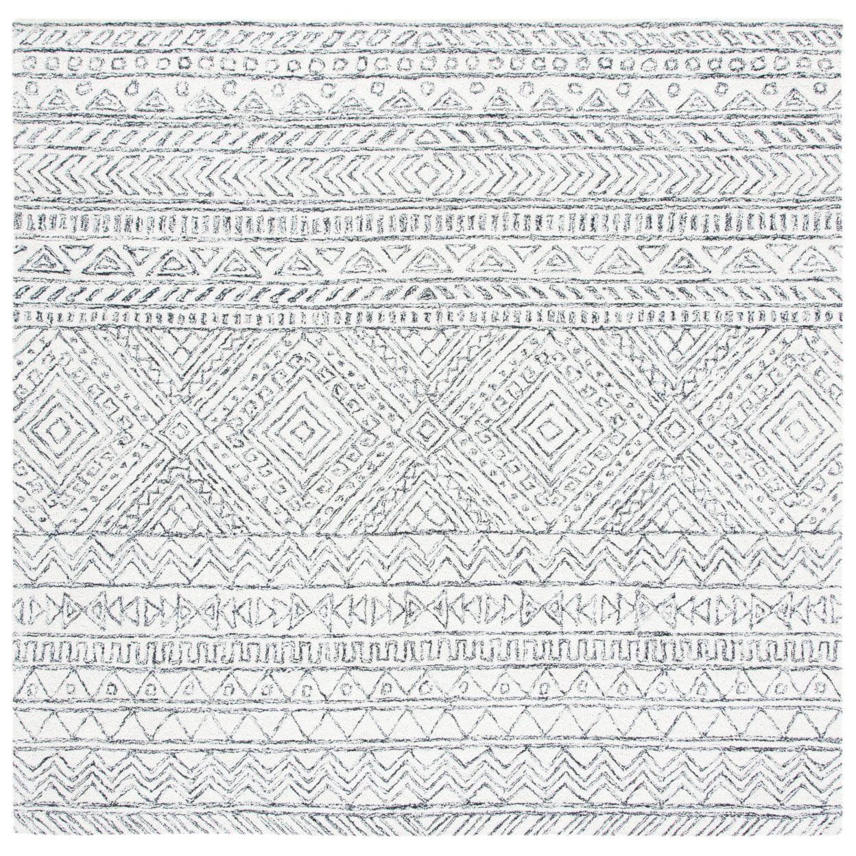 Safavieh  Handmade Aspen Atje Moroccan Boho Wool Rug 5'  x  8' 5' x 8' Indoor,Handmade Living Room,Bedroom,Dining Room Rectangle