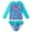 # 01, variant on BULLPIANO Toddler Girl Swimsuit Set Kid Girl Two Pieces Swimwear Long Sleeve Rash Guard Swimwear 2 Pcs Set