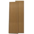 thumbnail image 3 of 2PCS 24''x94.5'' Wood Slat Acoustic Wall Paneling for Interior and Ceiling Decor,31Sq.ft,Teak, 3 of 7