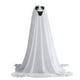 thumbnail image 2 of Decoraciones de fantasmas de Halloween | Fantasmas de tela LED que funcionan con baterías | Altura ajustable 1.3ft–6.5ft | Patio de porche interior y exterior | Juego colgante luminoso | Fácil, 2 of 9