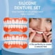 thumbnail image 4 of 2025 Soft Silicone Reline Denture Set Comfortable Secure Fit Upper & Lower Teeth Full Denture, 4 of 5