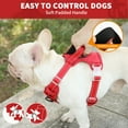 thumbnail image 6 of MASBRILL Reflective Dog Harness No Pull Dog Vest Harness With Handle,No Choke Adjustable Soft Padded Pet Vest for Medium Dogs,Red Dog Galters, 6 of 12