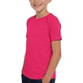 thumbnail image 2 of fatyb Kids Athletic Shirts Short Sleeve Quick Dry Tee Boys Girls Breathable Sports T-Shirts for Running, 2 of 7