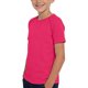 thumbnail image 2 of Camisetas para Niños, Camisetas Casuales de Cuello Redondo y Manga Corta para la Escuela, Activas, de Color Sólido, Tops de Verano, Rosa, 7 Años, 2 of 8