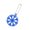 BL, variant on Snowflake Reflective Warning Pendant Handbag Charm Keychain Kids Safety Reflector Pendants for Walking Running Cycling