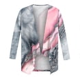 thumbnail image 5 of Dyegold Lightweight Cardigans For Women Fall Fashion 3/4 Sleeves Thin Jackets Casual Open Front High Low Hem Kimono Cardigan, 5 of 5