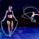 thumbnail image 5 of Cuerda de saltar luminosa, cuerda de saltar con luz fría y luz LED, ideal para hacer ejercicio, ideal para niños, niñas, niños, estudiantes, adultos, deportes de salto en interiores y exteriores y, 5 of 5