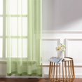 thumbnail image 3 of Coofit Sheer Curtain Solid Color All-match Translucent Window Gauze Window Panel, 3 of 10