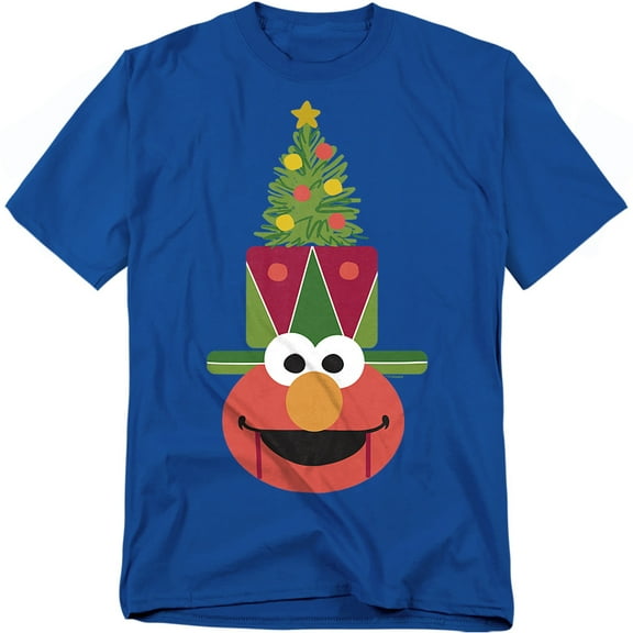 Sesame Street T-Shirt Christmas Nutcracker Elmo Unisex Graphic Tee for Men & Women