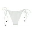 thumbnail image 2 of Tavik Womens Jax Reversible Bikini Swim Bottom, White, Medium, 2 of 2
