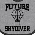 thumbnail image 4 of Inktastic Future Skydiver Boys or Girls Baby Bib, 4 of 4
