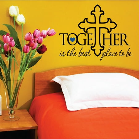 Together is the best Wall Decal - Vinyl Decal - Car Decal - Vd2color003 - 36