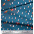 thumbnail image 2 of Soimoi Poly Georgette Fabric Feather,Branch & Bird Kids Printed Craft Fabric by The Yard 52 Inch Wide, 2 of 3