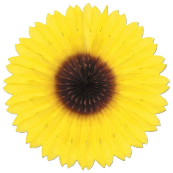Beistle Sunflower Fan Party Decoration (Case of 12)