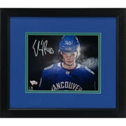 Elias Pettersson Vancouver Canucks Framed Autographed 8" x 10" Close-Up Photograph - Fanatics Authentic Certified